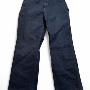 Vintage Carhartt B11-MDT Pants‎ Mens 35x32 Loose Baggy Canvas Carpenter Y2K Blue